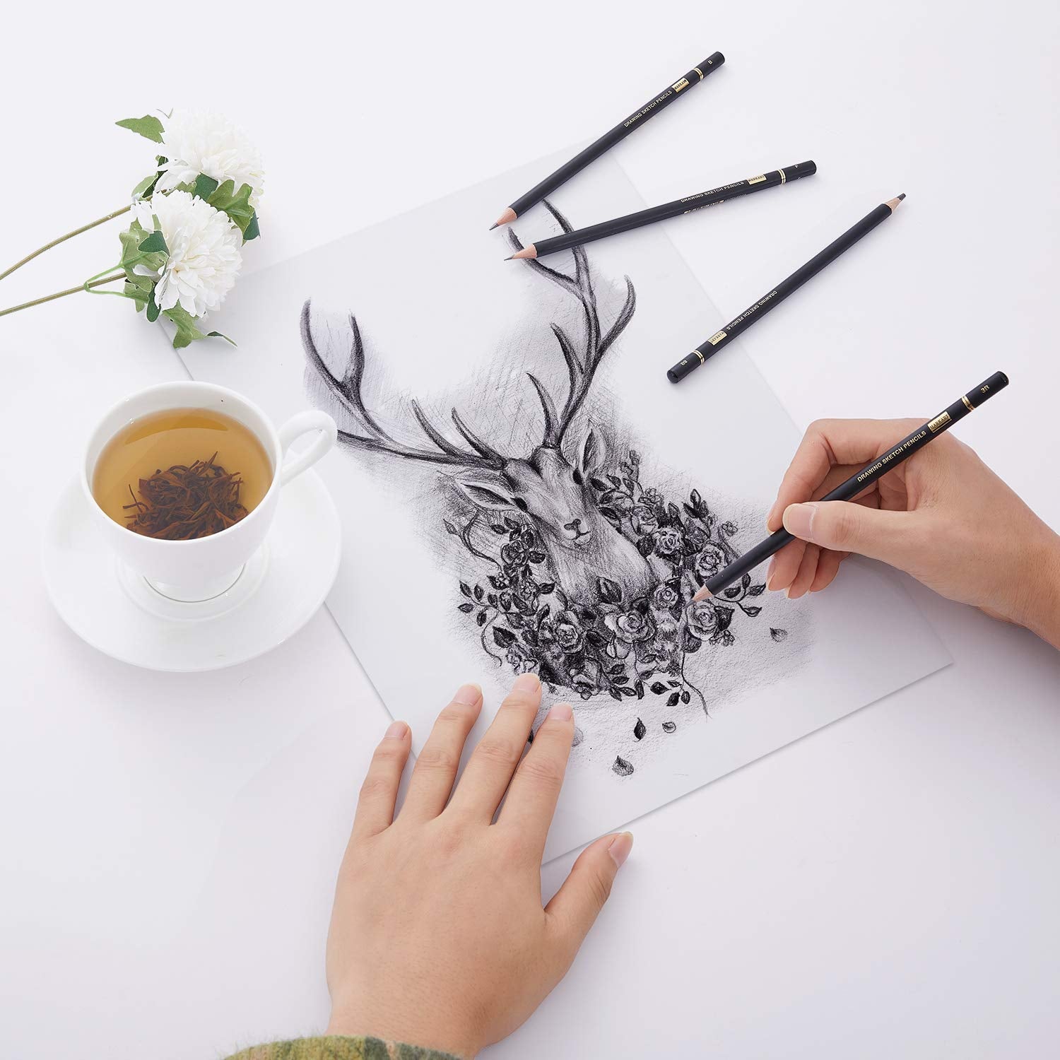 MARKART set supports sketching, doodling, and skill development for artists.