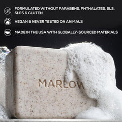 MARLOWE No. 102 Original bar side view, textured formula for smoother skin.
