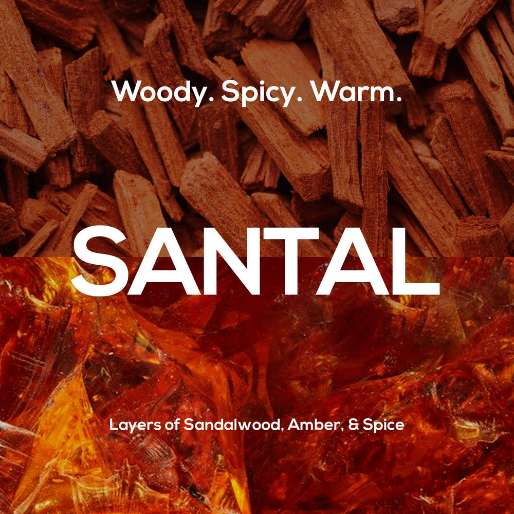 MARLOWE No. 102 Santal scent notes capture amber, spice, and citrus warmth