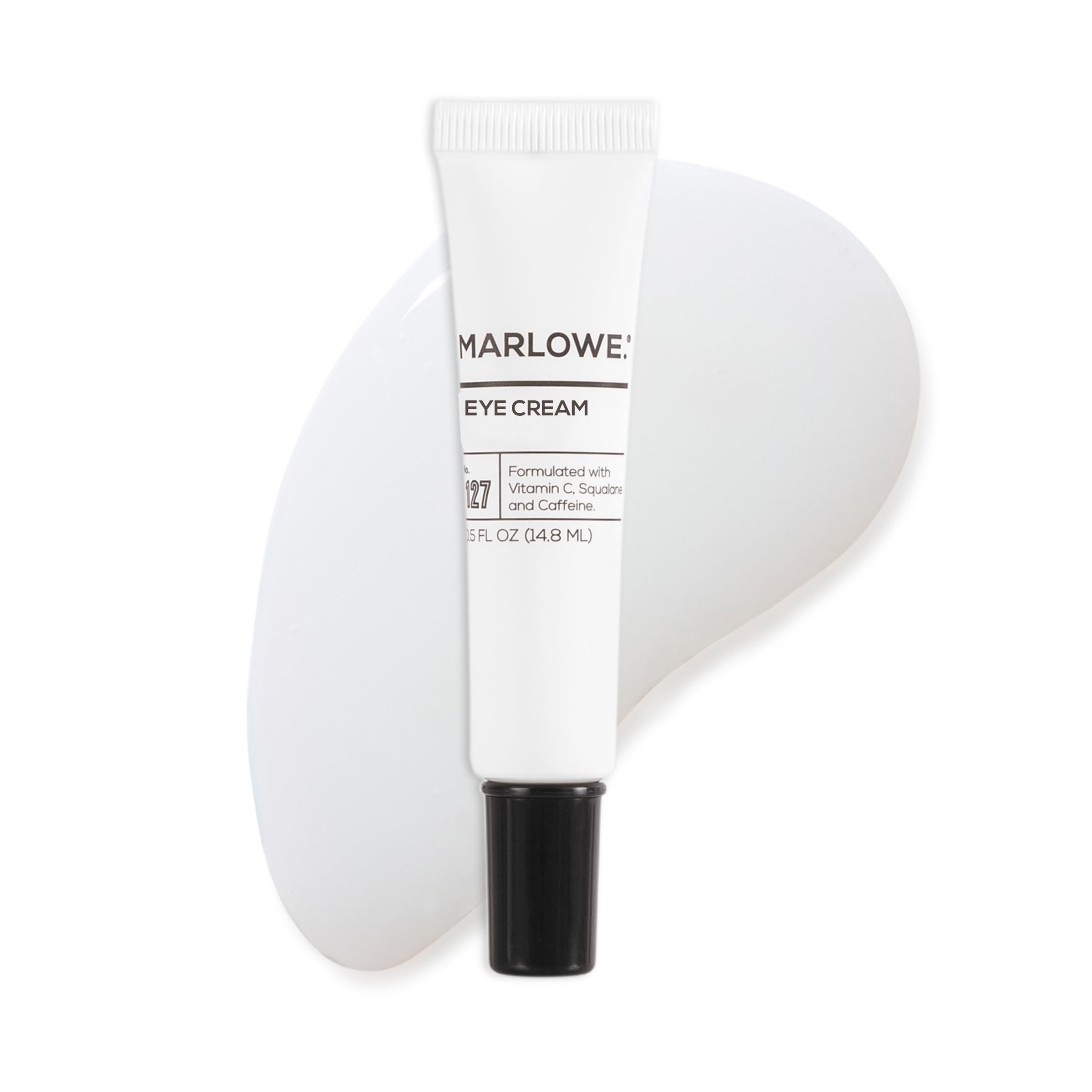 MARLOWE No. 127 eye cream with vitamin C and caffeine brightens the under-eye area.