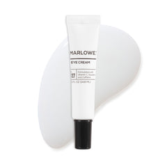 MARLOWE No. 127 eye cream with vitamin C and caffeine brightens the under-eye area.