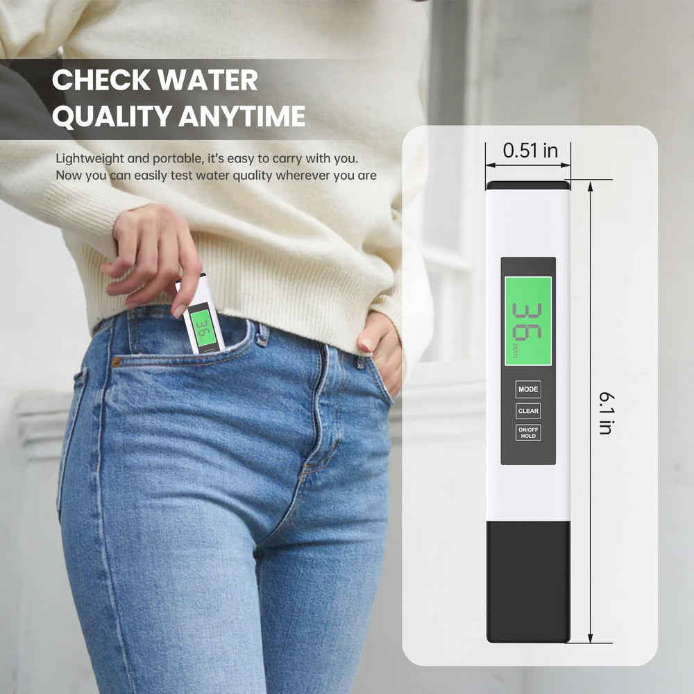 MAROJAP TDS Water Tester hydroponics-ready for nutrient balance checks.