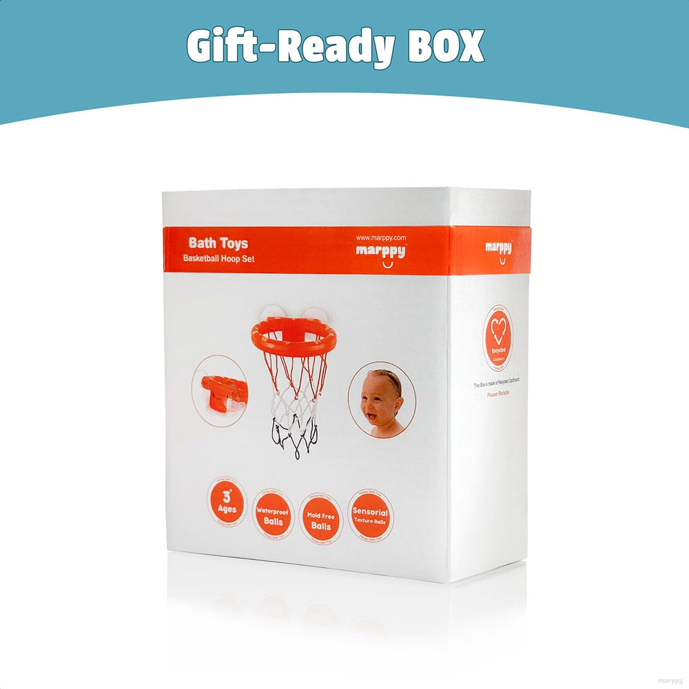 MARPPY gift-ready bath toy set for family fun