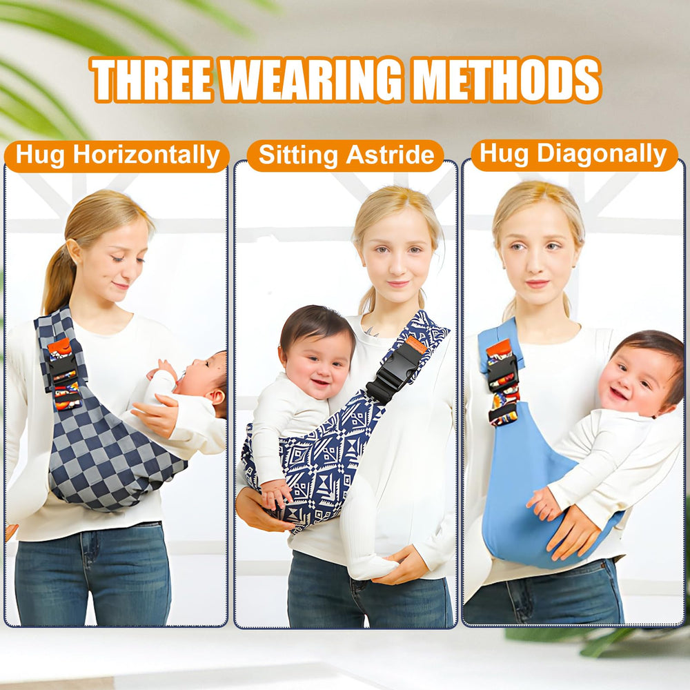 Marrlly baby sling carrier packable lightweight design for travel and storage