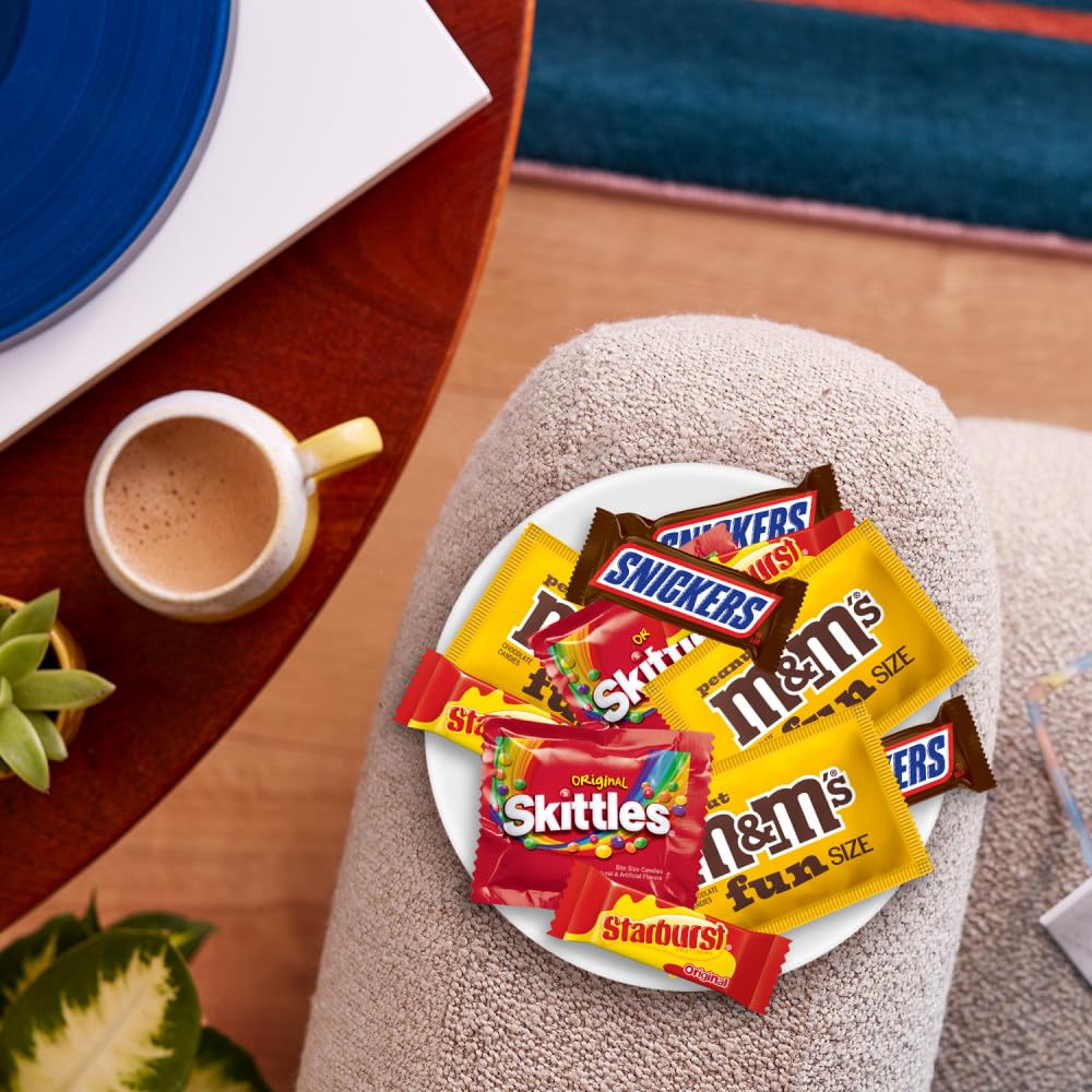 Mars Candy for movie night; convenient snack during a marathon.