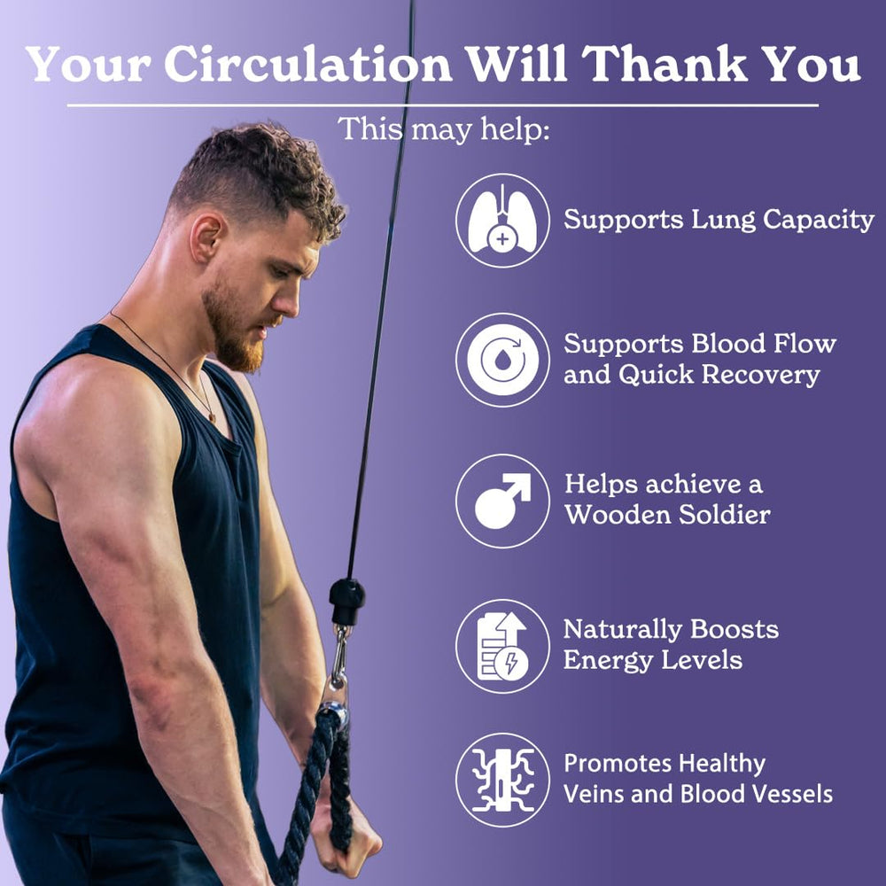 Active individual taking Mars by GHC nitric oxide capsule during workout