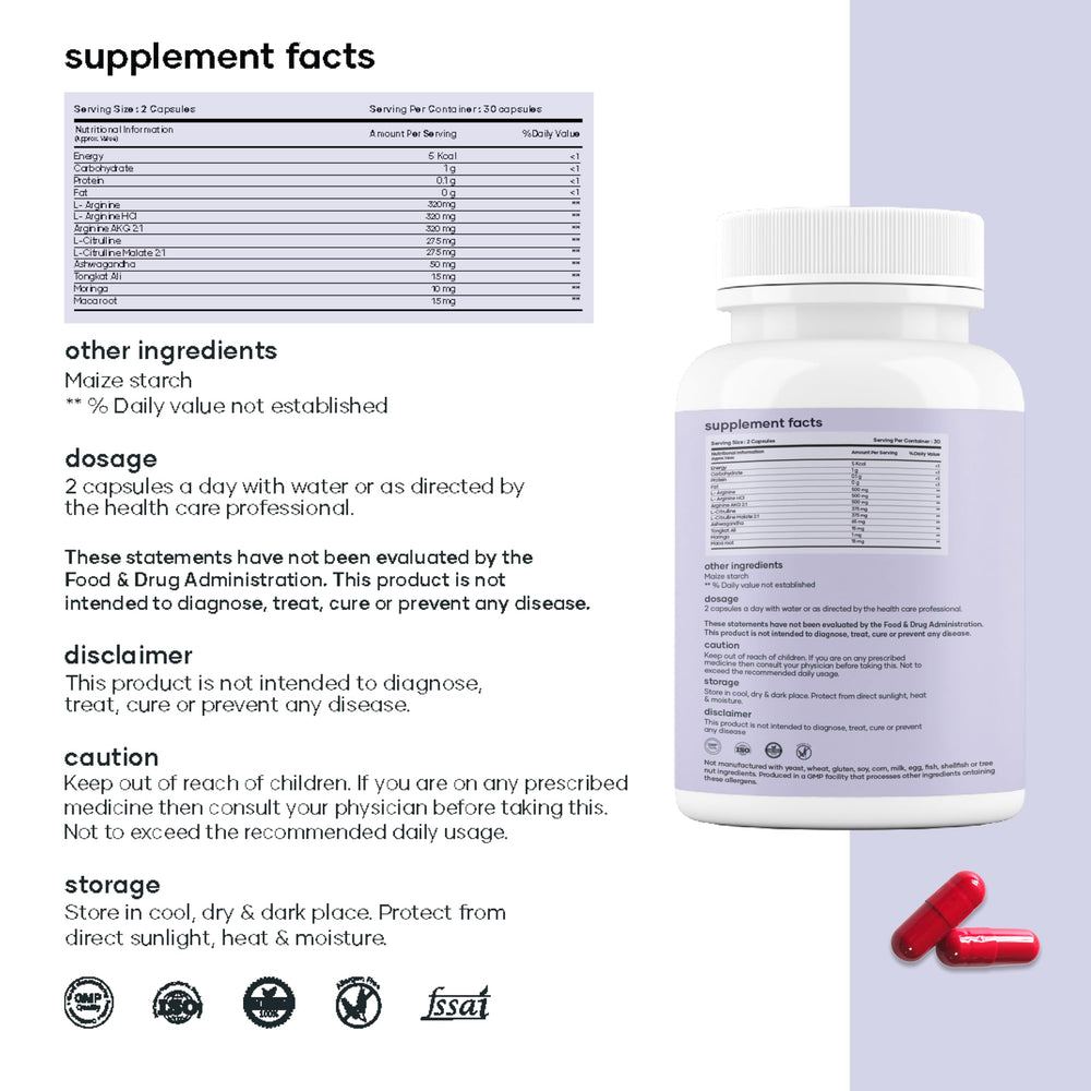 Mars by GHC nitric oxide capsules on desk, ready for everyday use