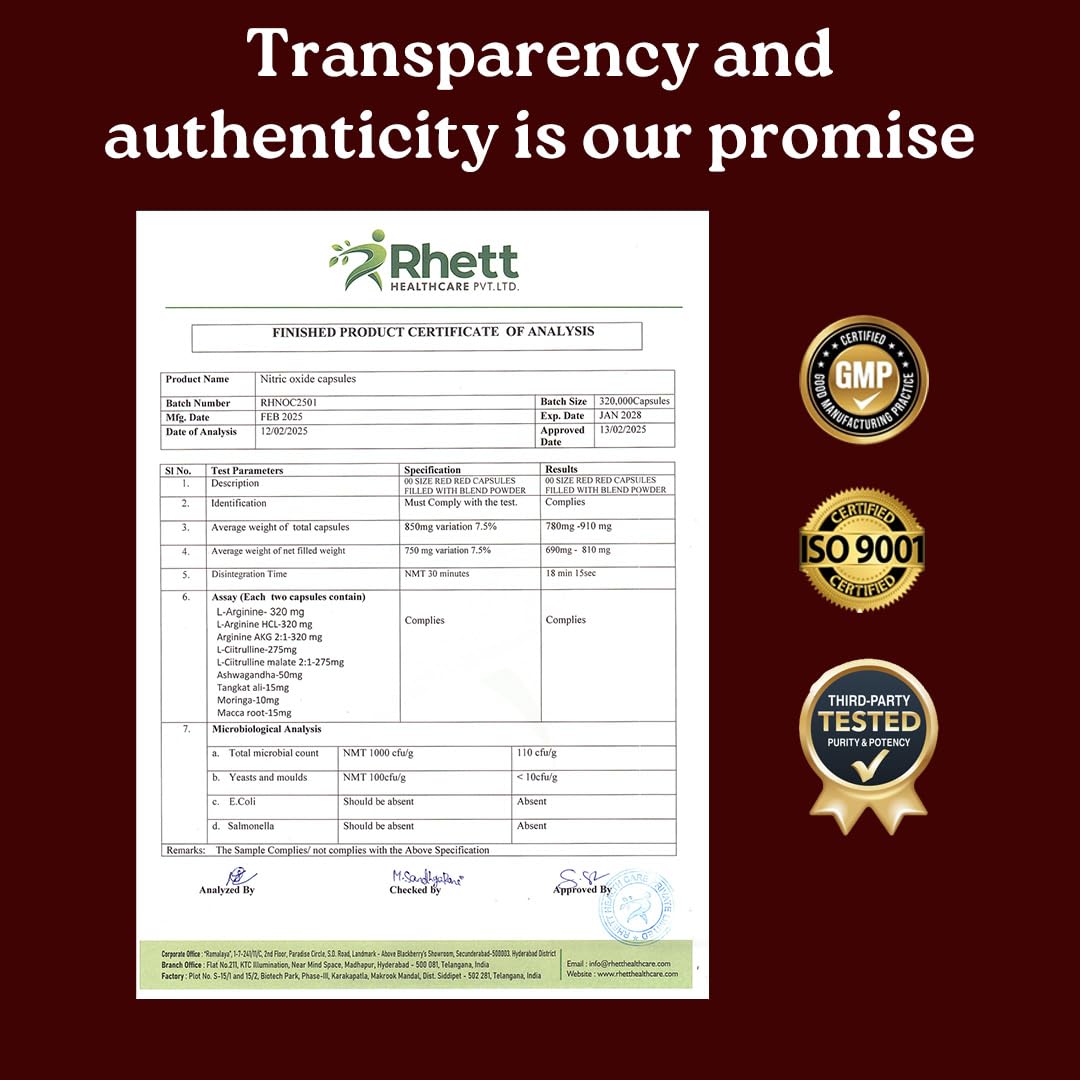 Mars by GHC nitric oxide capsules label detail highlighting quality and consistency
