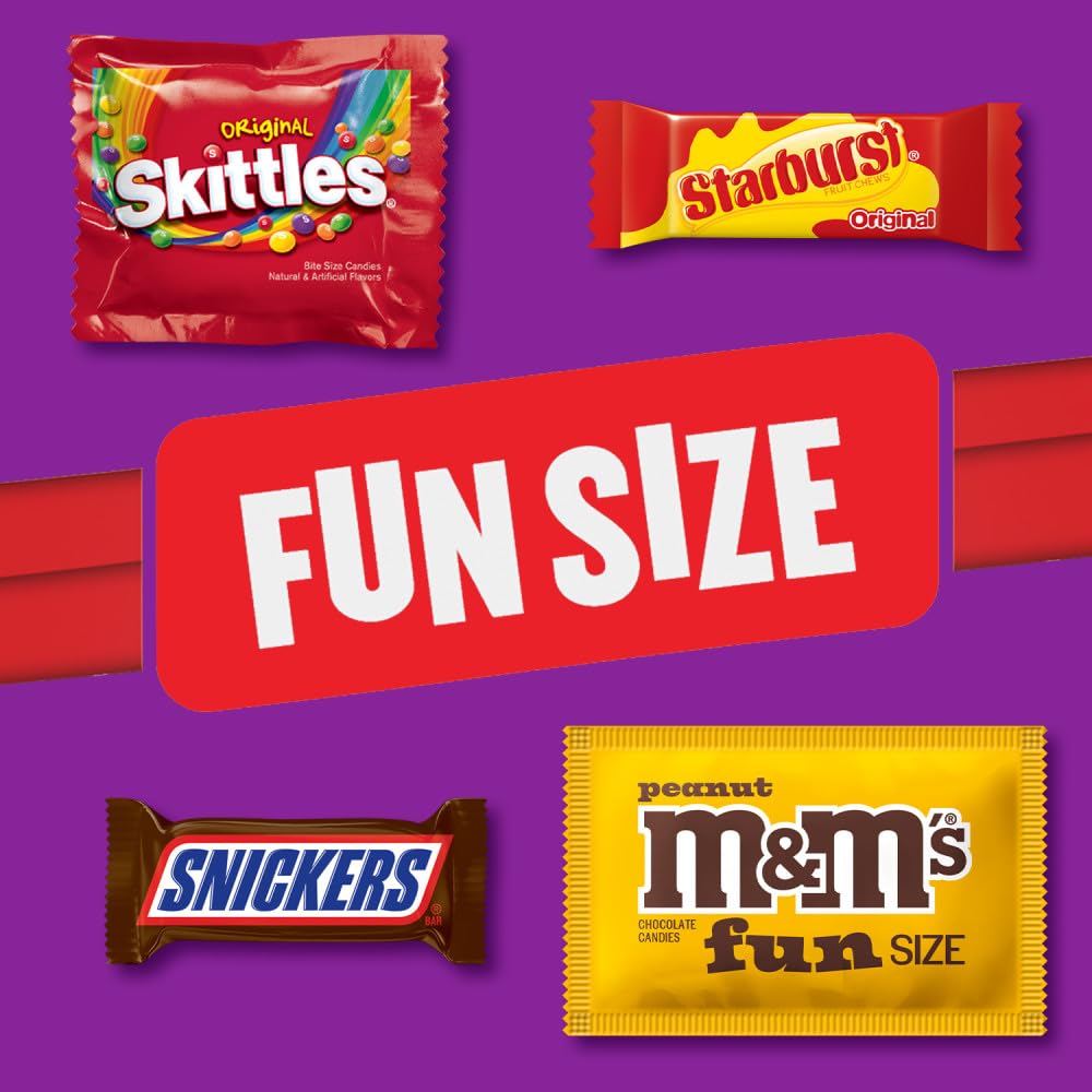 Mars Individually wrapped candy packs; easy portions for events.