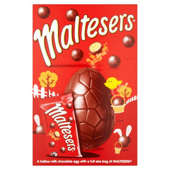 Mars Maltesers Easter Egg in milk chocolate, ideal for gifting.