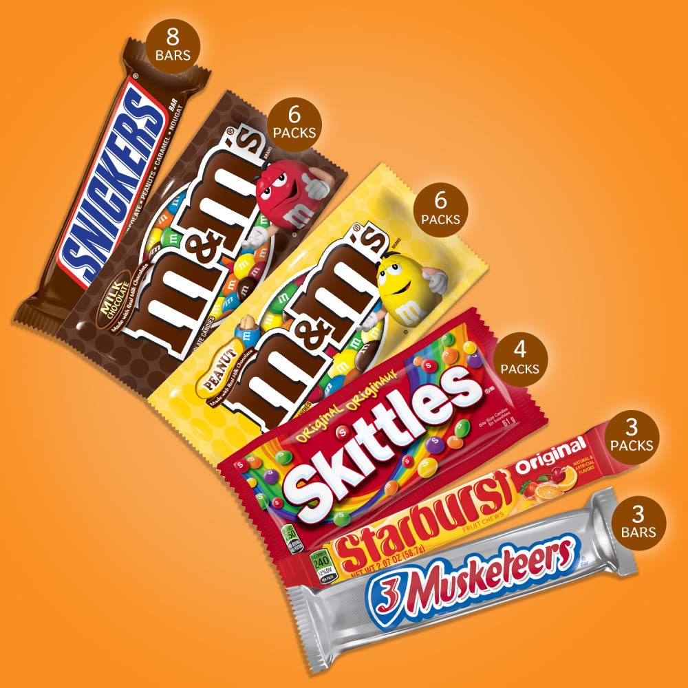 Mars M&M's Milk Chocolate Candy features smooth chocolate for easy snacking