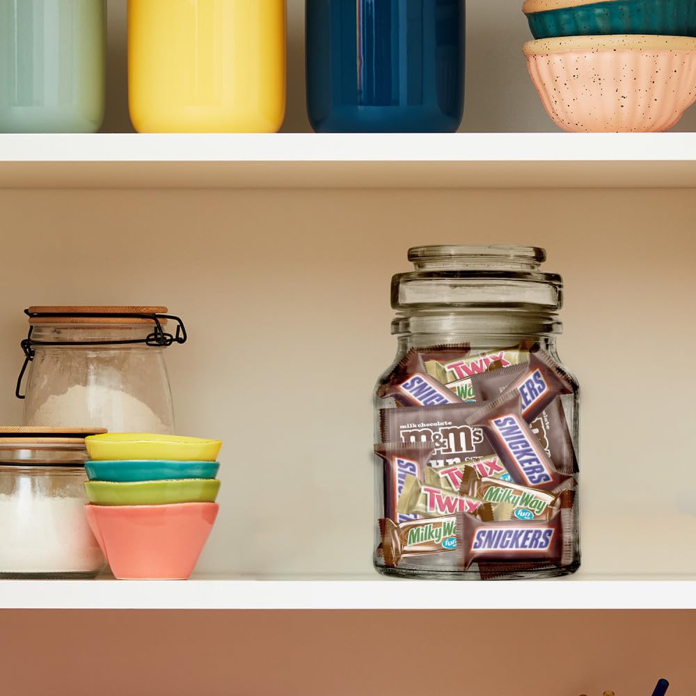 Mars M&M'S milk chocolate fun-size pieces handy for snack bowls and lunches
