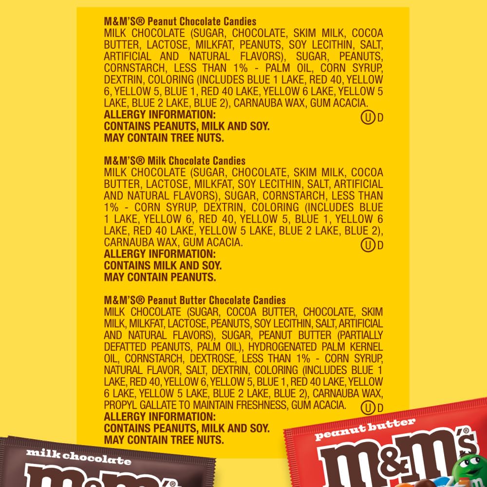 Mars M&M'S Peanut Butter variety pack ideal for sharing