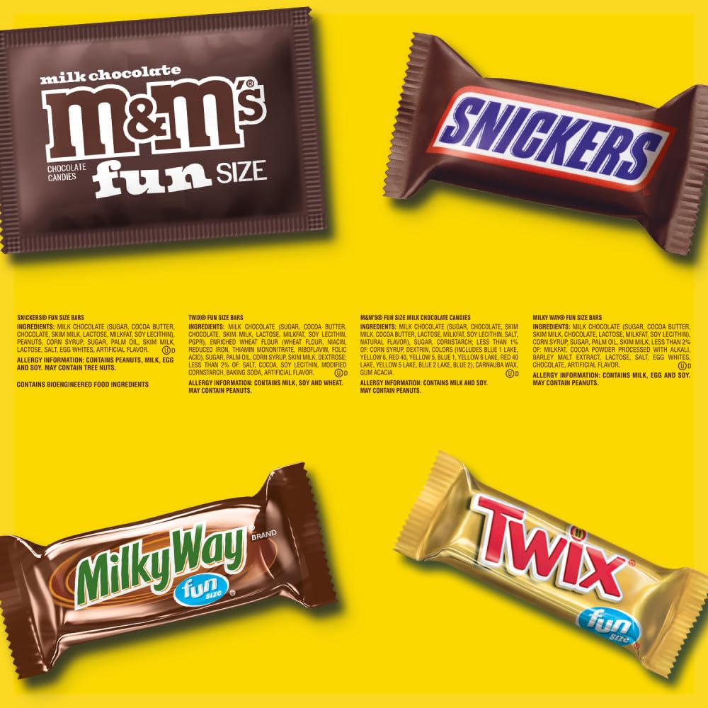 Mars resealable bulk bag on counter for convenient snacking
