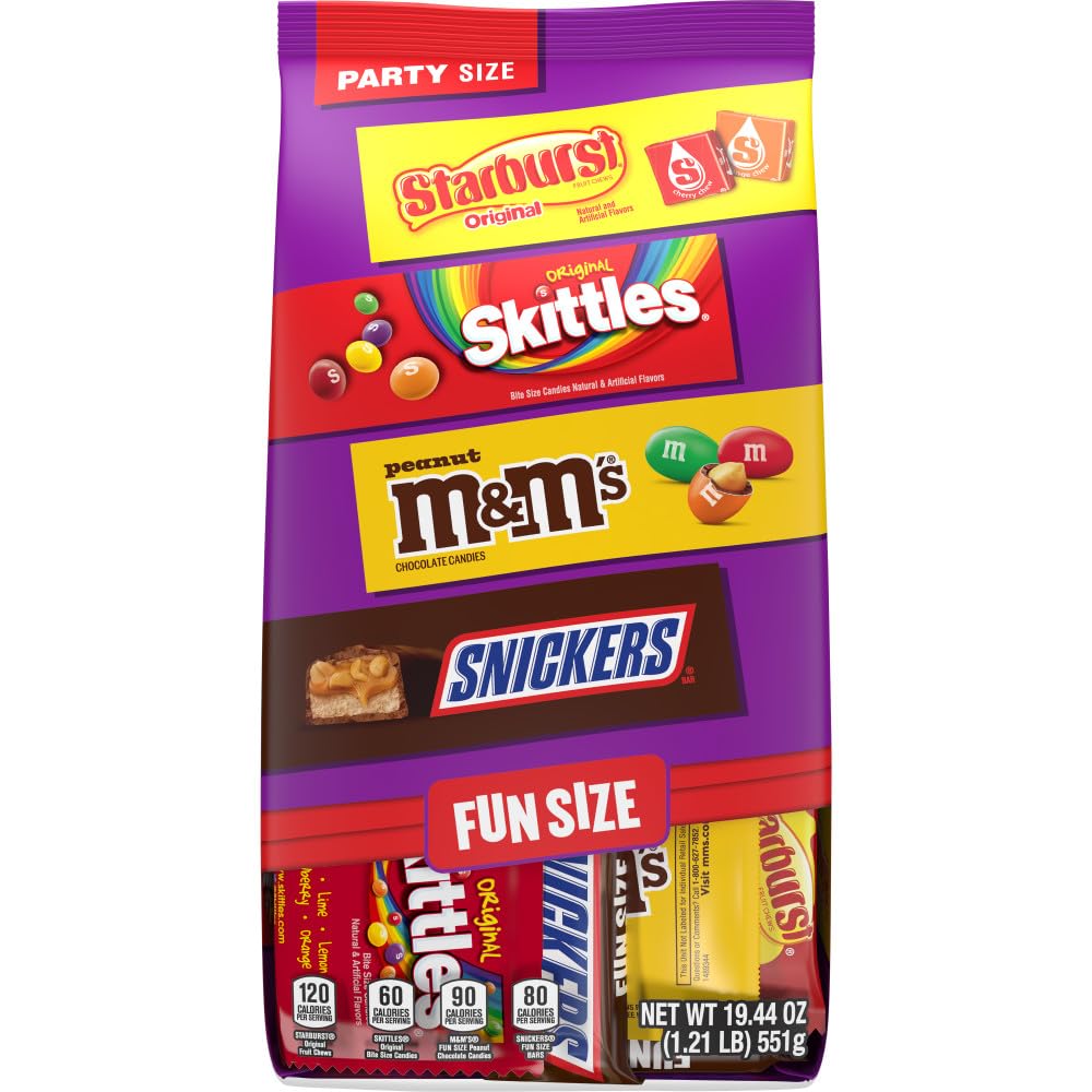 Mars SKITTLES Original chewy candy close-up; vibrant treats for party bowls.