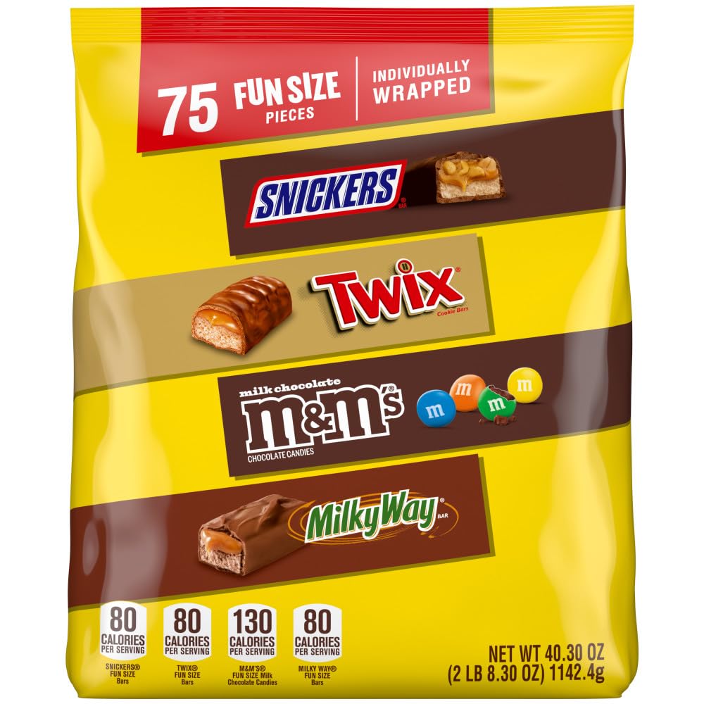 Mars bulk variety candy bag front view for party favors