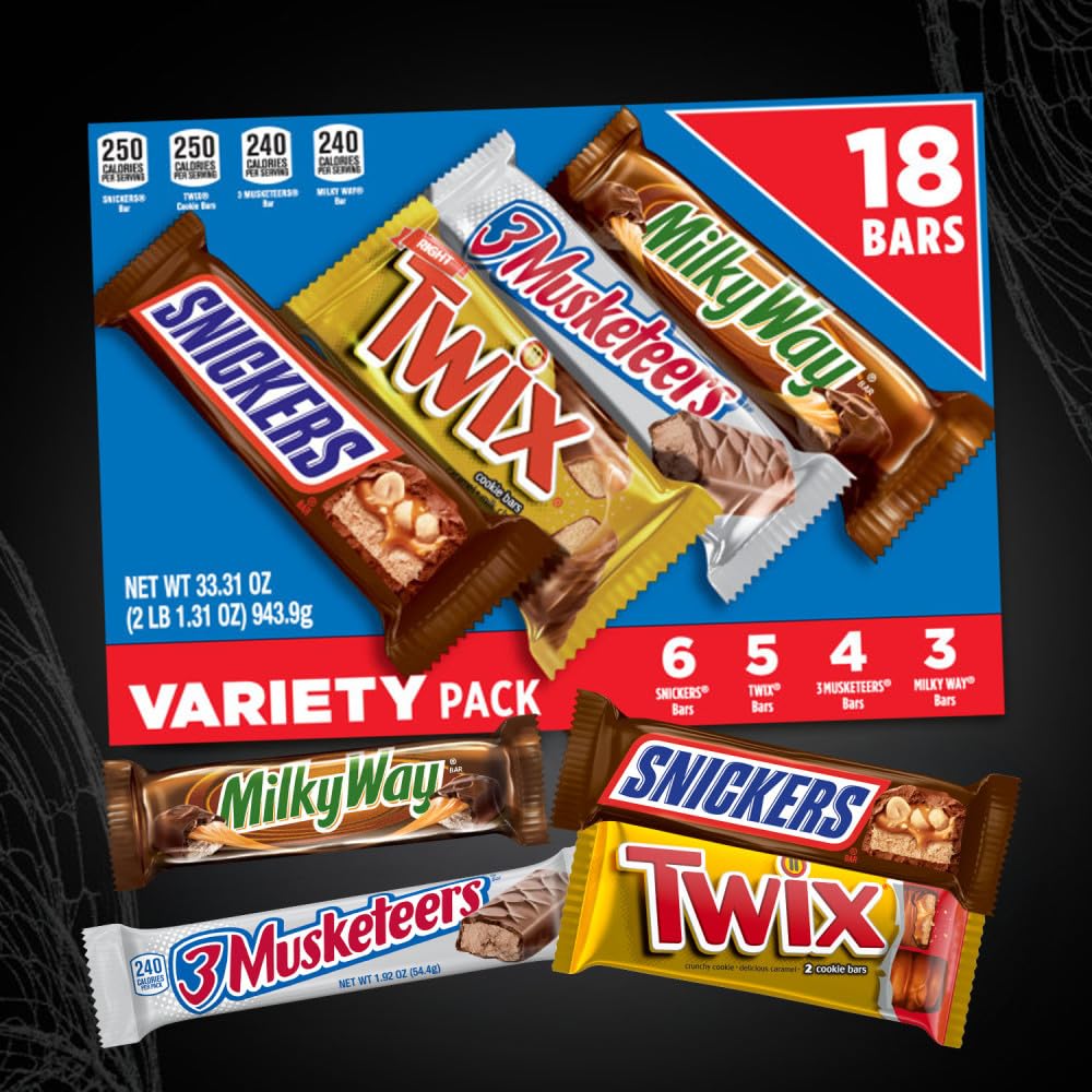 Office candy bowl setup featuring Mars chocolate bars for quick treats.