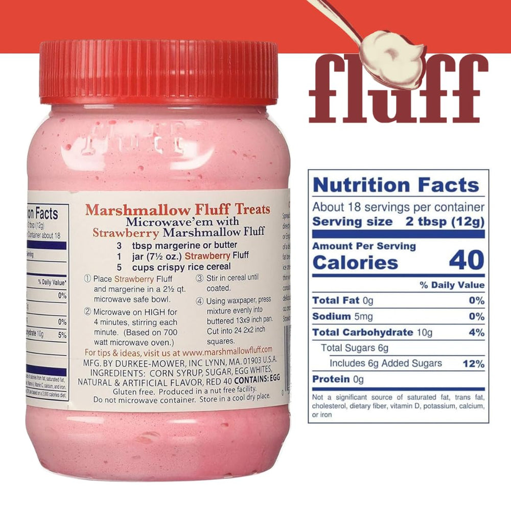 Marshmallow Fluff Strawberry Spread on toast, sweet breakfast treat