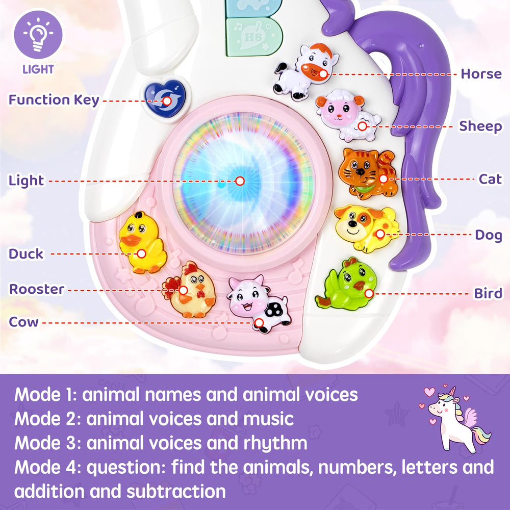 Marstone animal friends with cheerful sounds sparks curiosity and motor skills.