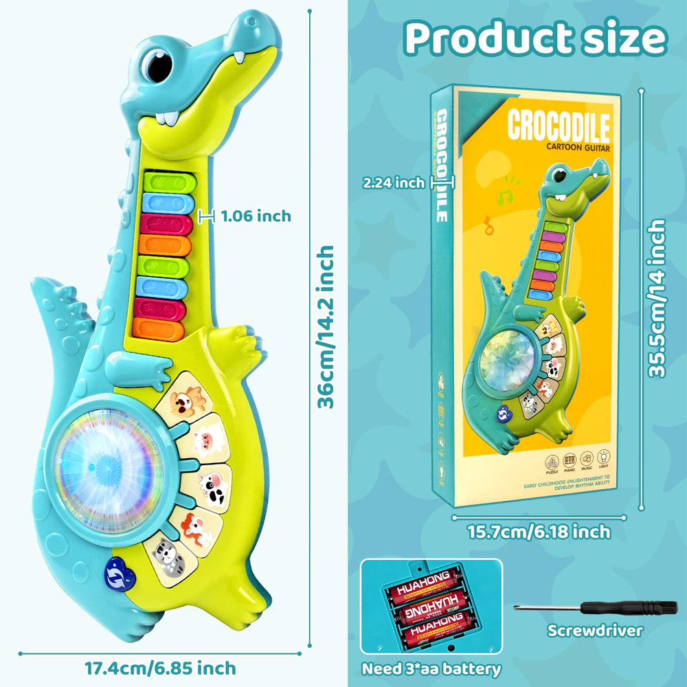 Marstone crocodile guitar is durable and easy to wipe clean