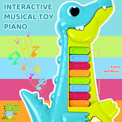 Marstone crocodile guitar piano keys enable simple melodies and exploration
