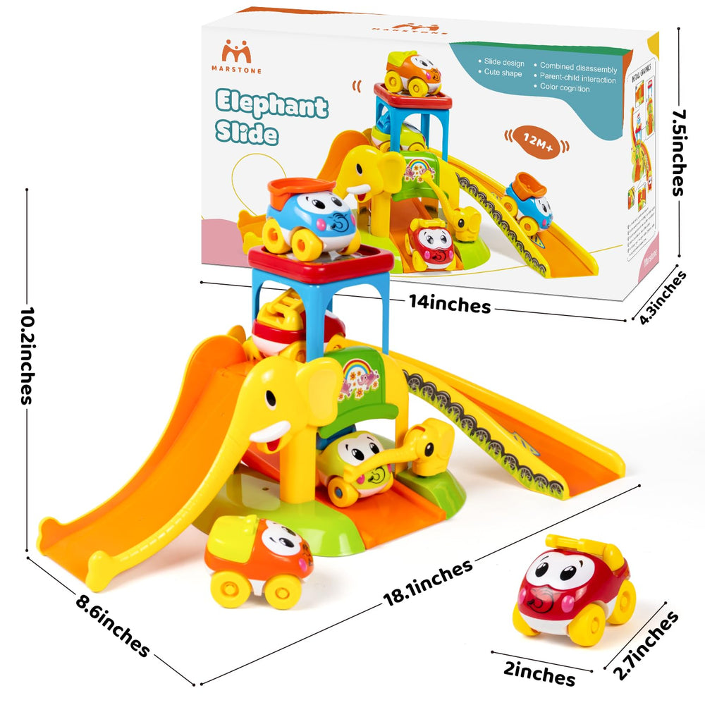 Marstone elephant slide set offers a versatile 3-in-1 playtime option.
