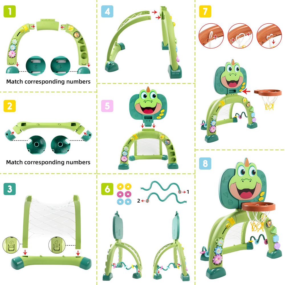 Marstone toddler-sport-center combines play, learning, and imagination