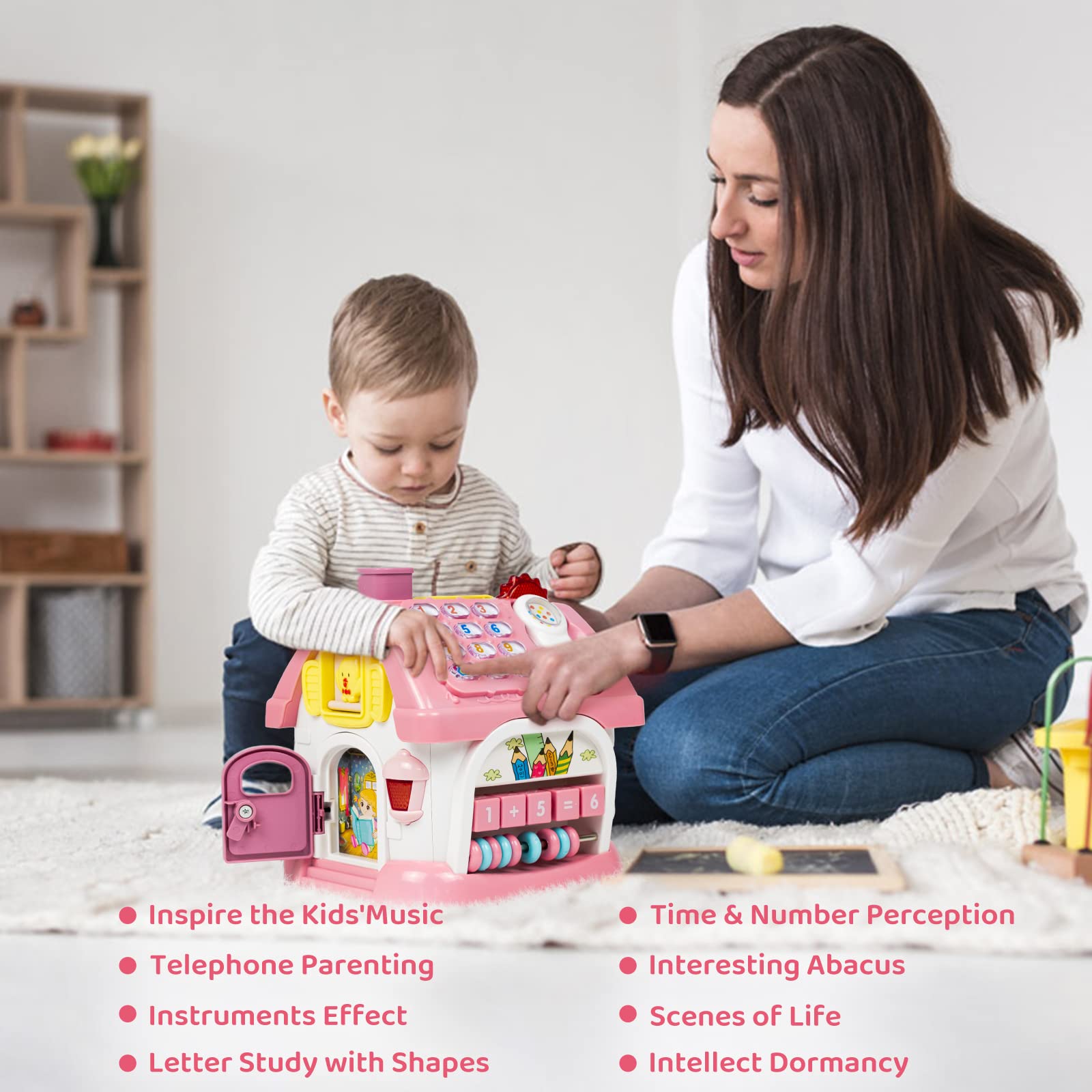 Marstone volume control highlights child-friendly adjustable sound levels.