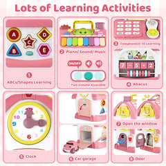 Marstone toy with letters and shapes for early learning exploration.