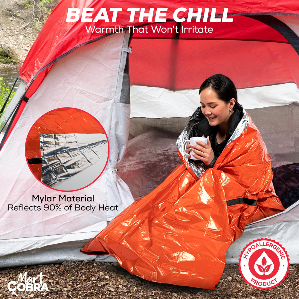Mart Cobra ultralight bivy sack ready for quick shelter on the go.
