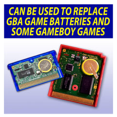 Mart Cobra CR1616 3V lithium coin battery for Game Boy cartridge use.