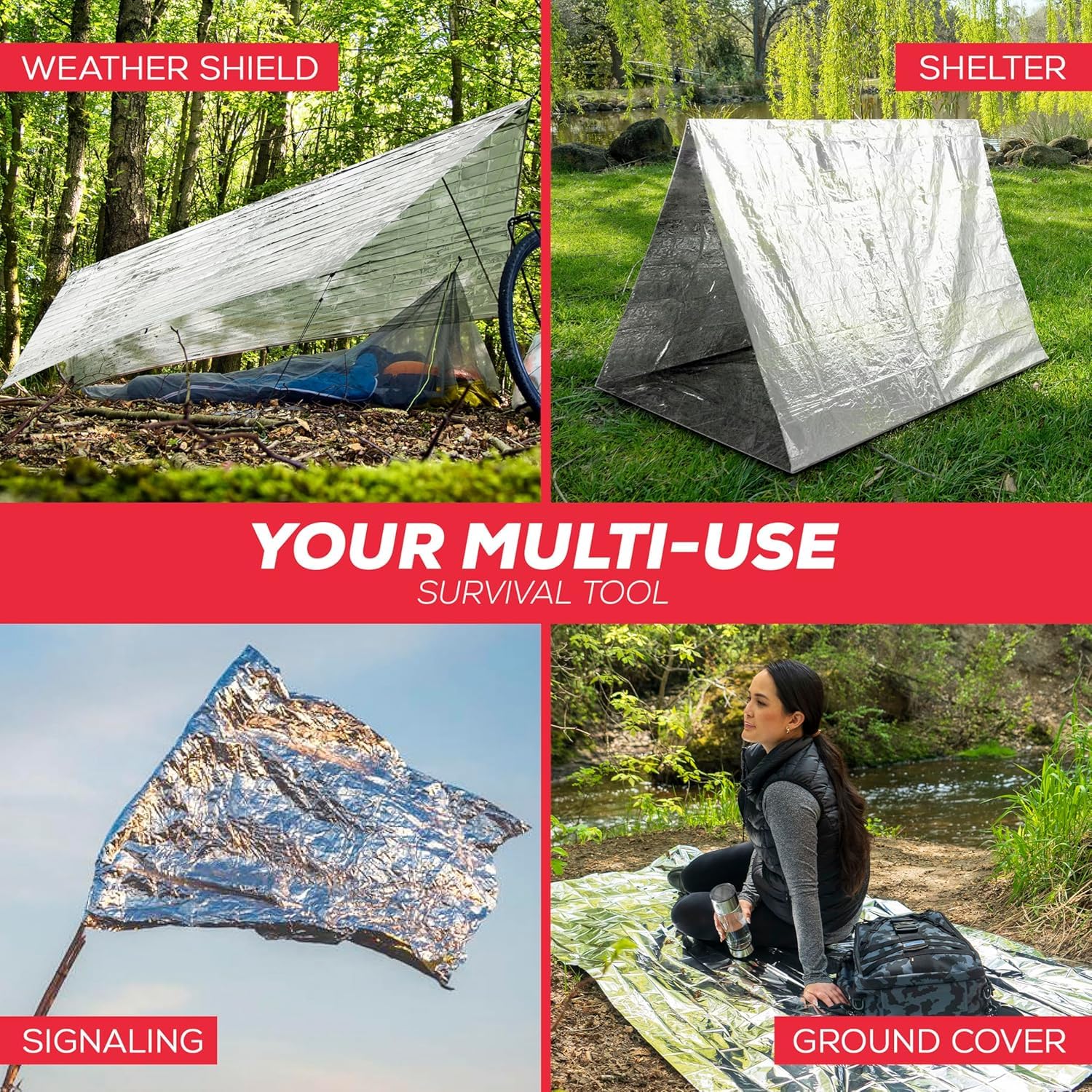Mart Cobra blanket in carry bag, ideal for disaster kits and travel