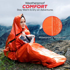 Mart Cobra full-body 84x36 inch sleeping bag offering versatile protection in harsh weather.