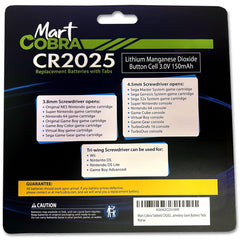 Mart Cobra Game Boy cartridge battery replacement kit keeps classic games playable