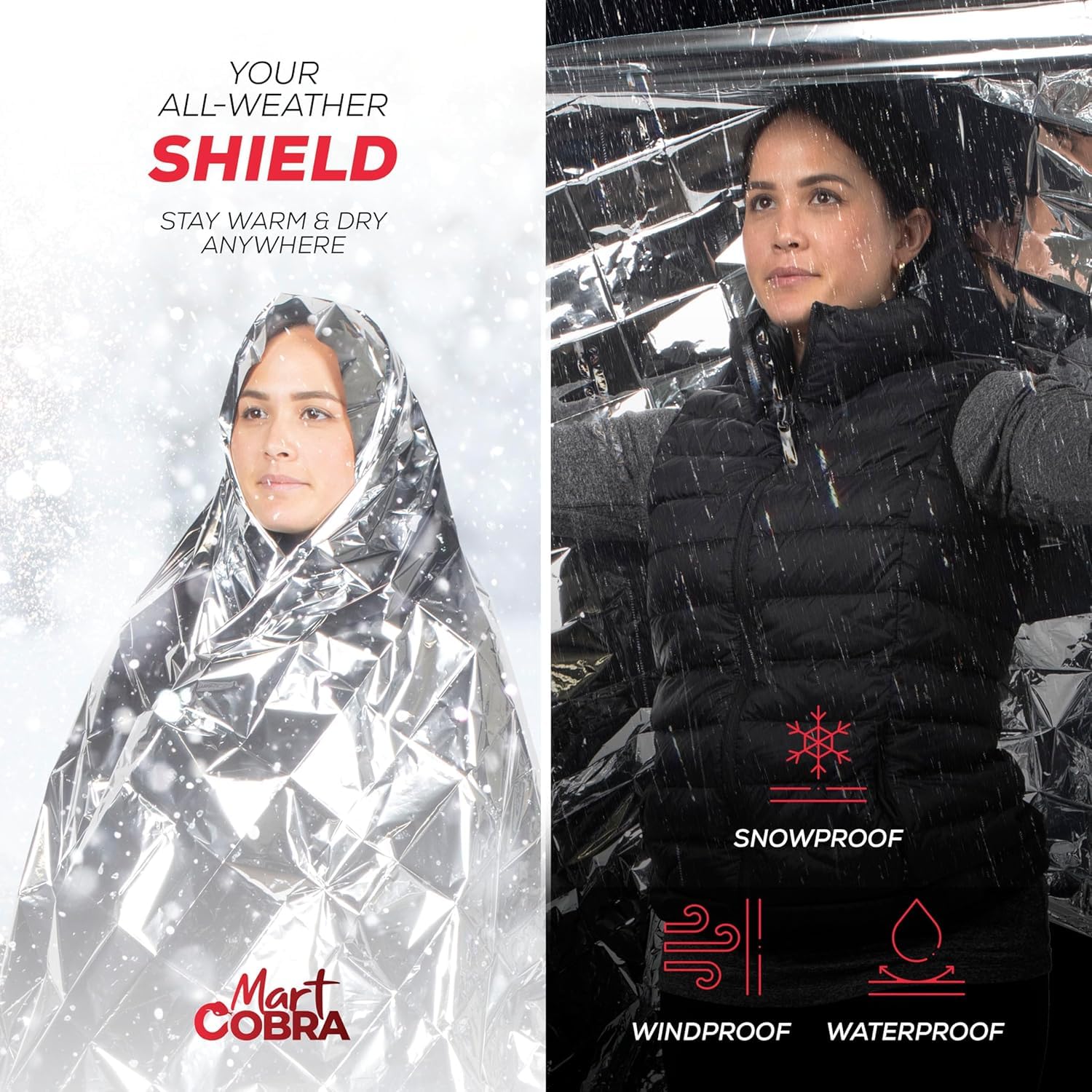 Mart Cobra heat-retention blanket offers peace of mind during winter trips