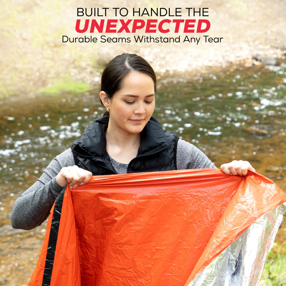 Mart Cobra winter emergency kit components demonstrate compact, durable warmth and shelter.