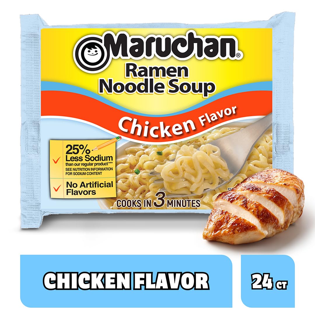Maruchan chicken flavor seasoning packet for rich, quick taste
