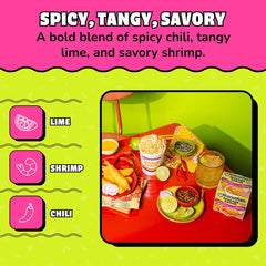 Maruchan Instant Lunch camping setup for on-the-go meals