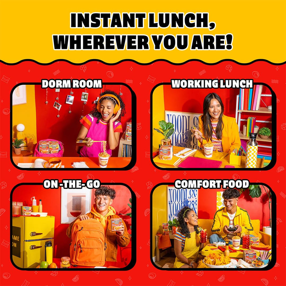 Office or campsite serving suggestion: Maruchan Instant Lunch cup.