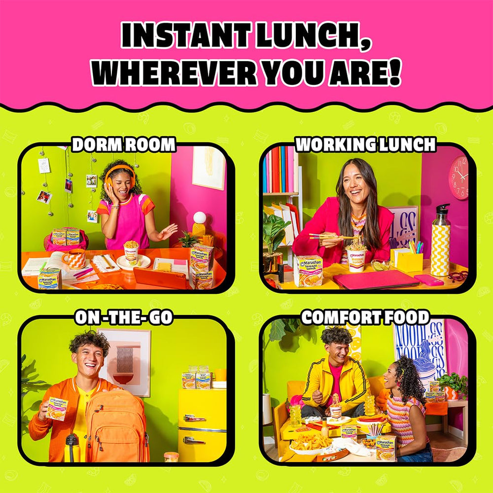 Maruchan Instant Lunch ramen noodles close-up of ingredients