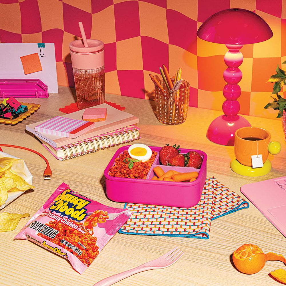 Maruchan Saucy Noods packaging box highlighting a 20-pack.