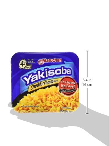 Maruchan Yakisoba cheddar kitchen scene ready to serve