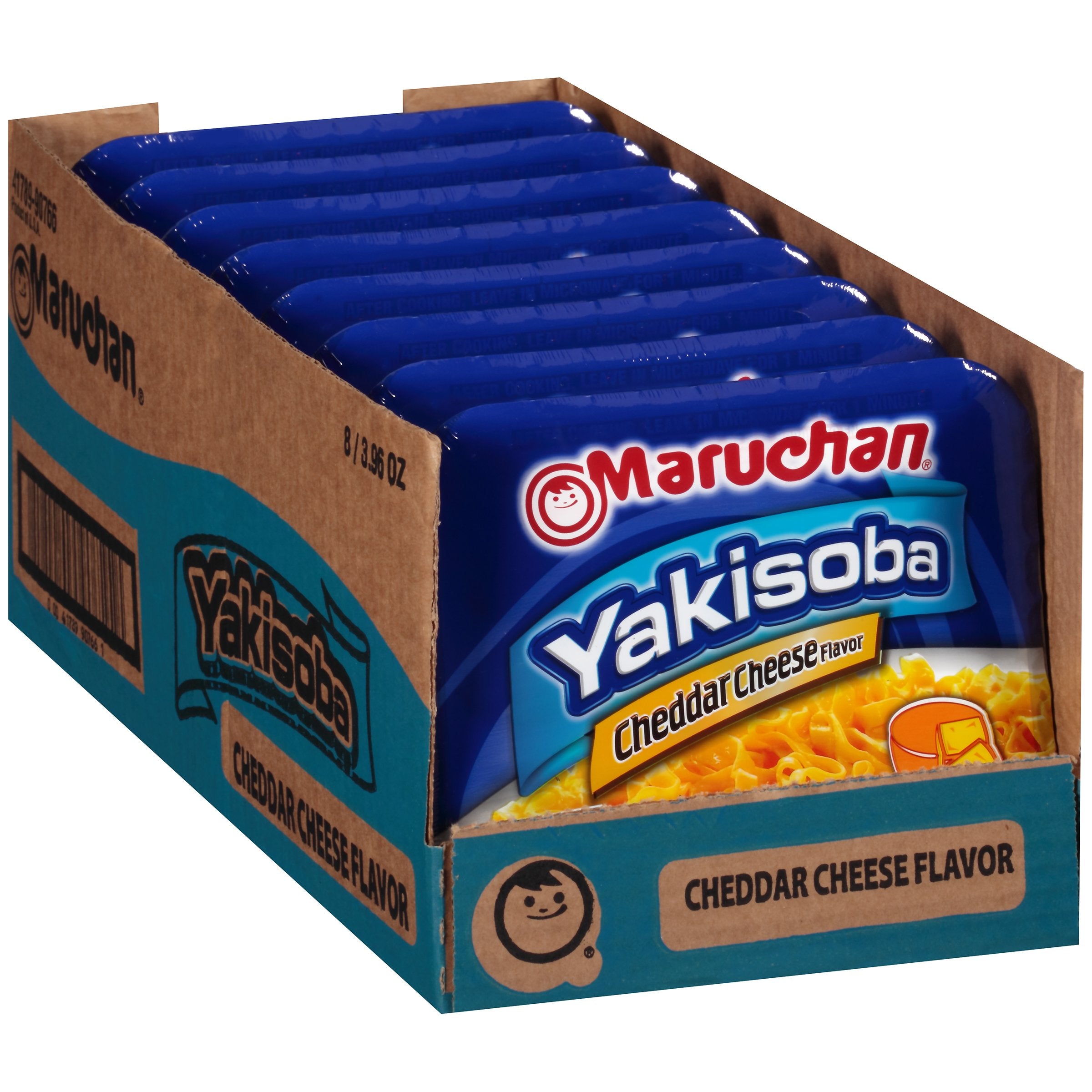 Maruchan Yakisoba cheddar noodles microwave-ready for a quick meal