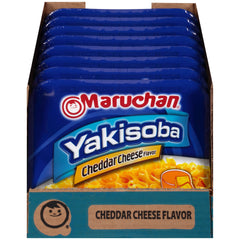 Maruchan Yakisoba cheddar noodles in four-minute microwave prep