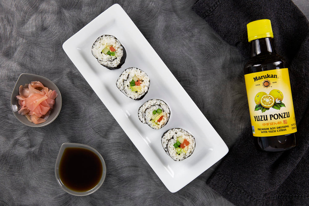 Marukan Ponzu Yuzu on a chicken stir-fry adding brightness and depth