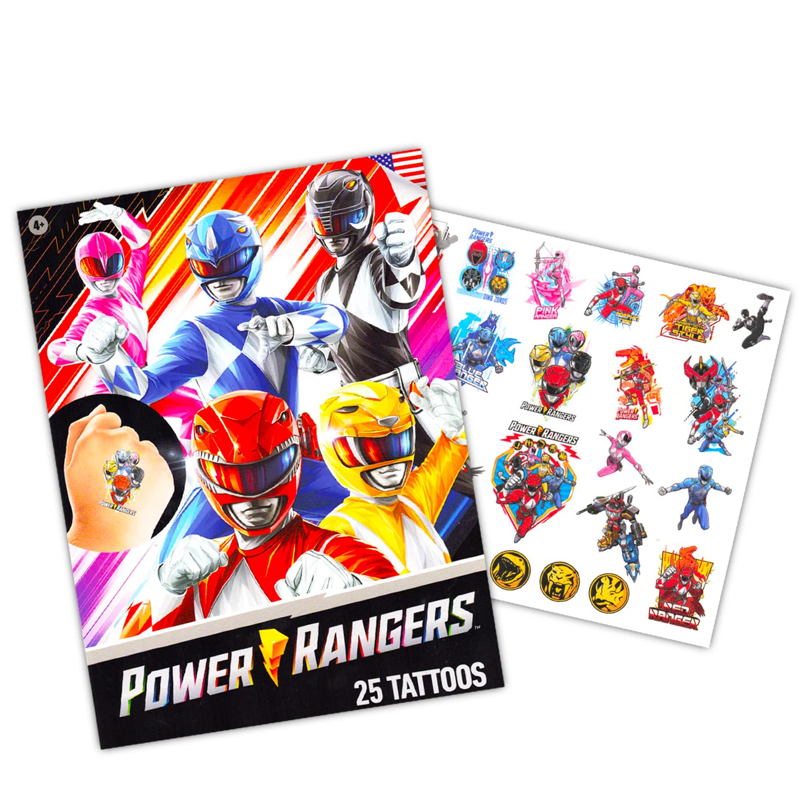 Marvel licensed tattoos are kid-safe designs for ages 8 and up.