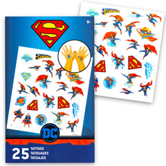 Marvel Superhero Tattoos party-favors showcase iconic characters for kids' celebrations.