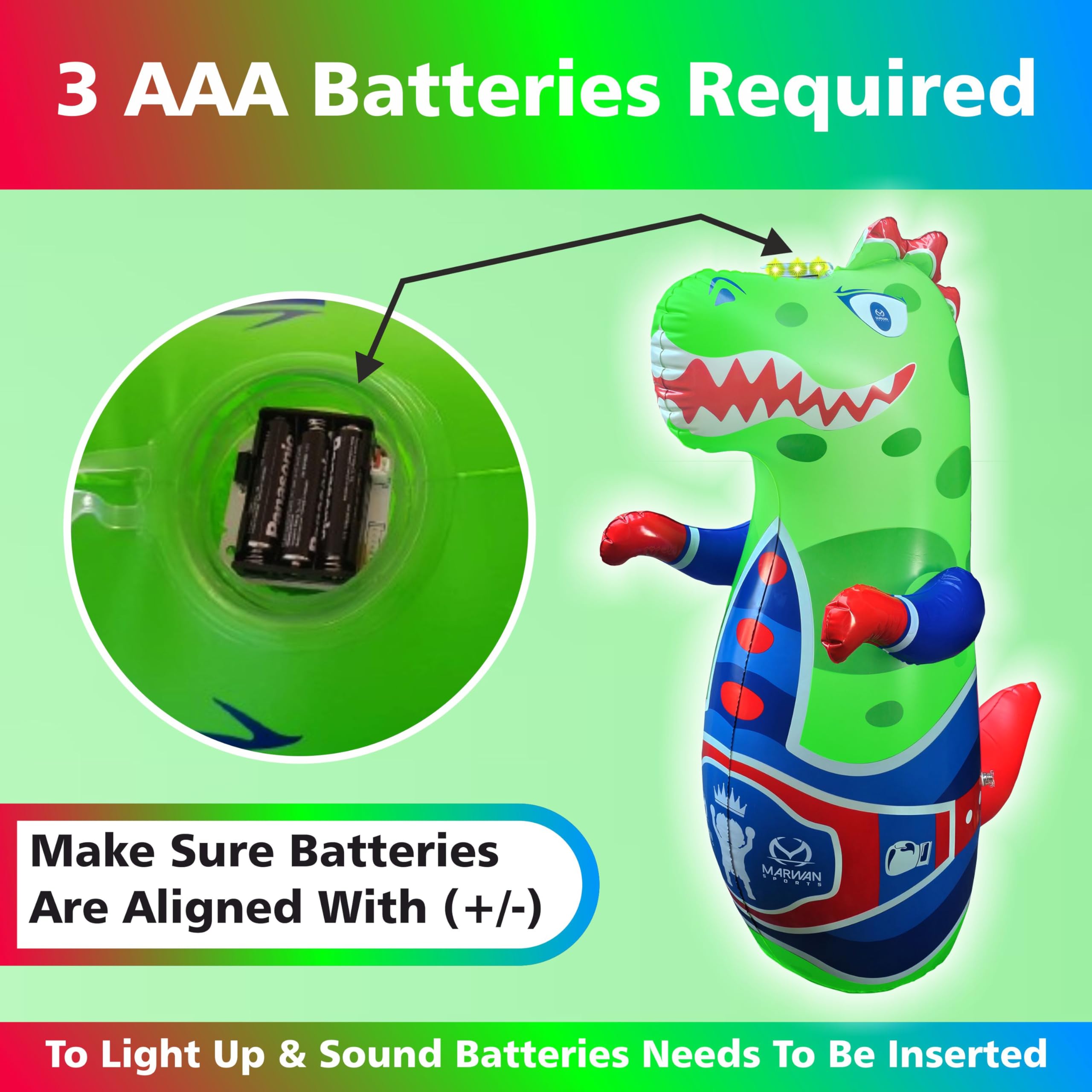 Kids ages 3–14 playing with Marwan Sports Punch
