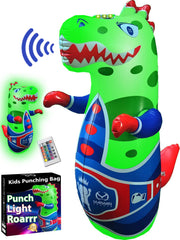 Marwan Sports Punch dinosaur 47in inflatable bop bag ready for active play