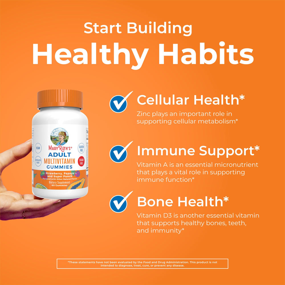 MaryRuth's vitamin D3 and B vitamins blend highlighted in bottle